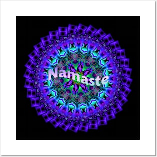 Mandala Magic - Daily Focus 2.3.2023 Namaste Posters and Art